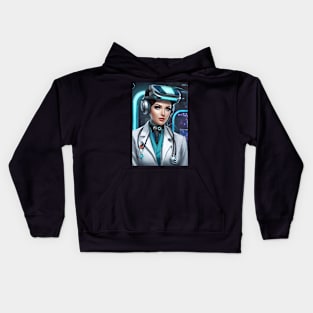 Futuristic doctor Kids Hoodie